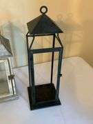 Three Outdoor Lanterns in Mixed Materials