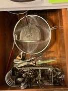 Kitchen Utensils in Wooden Drawers