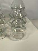Glass Christmas-Themed Jars and Containers