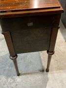 Wooden Cabinet With Inlay Design