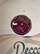 25 Vintage 78 RPM Vinyl Records With Protective Sleeves