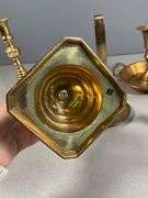 Brass Candlesticks and Decorative Items