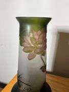 Gallé Signed Cameo Glass Vase, Posthumous Production (ca. 1904–1936)
