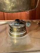 Brass Teapot with Warming Stand and Alcohol Burner
