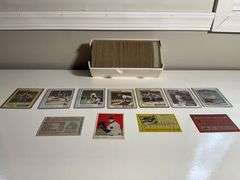 Baseball Trading Cards Featuring Various Players