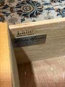 Lane Eddie Bauer Lifestyles Coffee Table With Glass and Wood Design