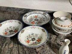 Asian-Style Ceramic Bowls, Plates, and Serving Pieces
