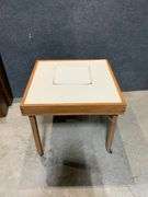 BaBee Tenda Wooden High Chair Table on Casters