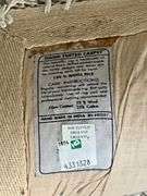 Hand-Tufted Wool and Cotton Carpet, 63” x 98”, Made in India