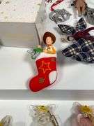 Christmas Tree Ornaments Including Glass Baubles and Figurines