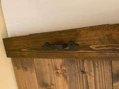 Handmade Wooden Stove Cover with Handles
