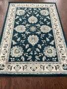 Jonathan Y Modern Persian Blue/Cream Area Rug, 5’3″ x 7’6″, Polypropylene