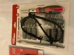 Milwaukee Ream and Punch Tool with Hyper Tough 67-Piece Screwdriver Set