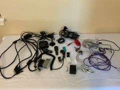 Electronics Accessories Including Chargers, Adapters, Roku and Cables