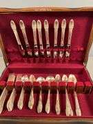 1847 Rogers Bros Silverplate Flatware Set with Case
