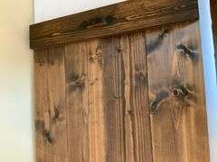 Handmade Wooden Stove Cover with Handles
