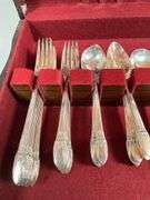 1847 Rogers Bros Silverplate Flatware Set with Case