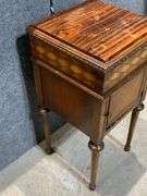 Wooden Cabinet With Inlay Design