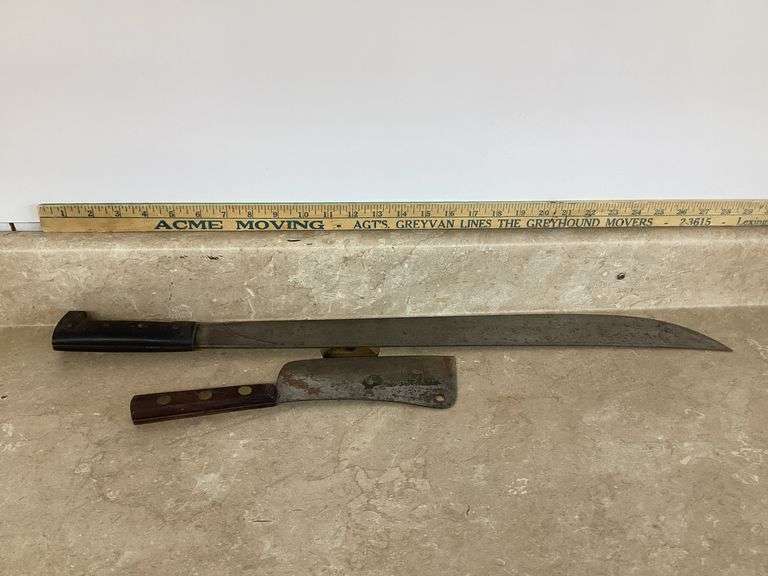 MACHETE & MEAT CLEAVER