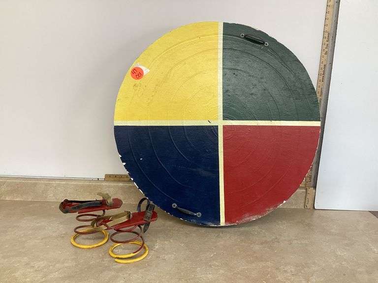 VINTAGE SIT 'N SPIN & POGO SPRING SHOES