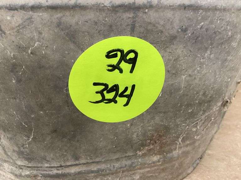 2 GALVANIZED BUCKETS