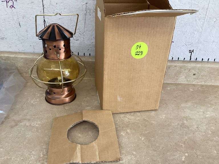 NEW BRONZE OIL LANTERN LAMP