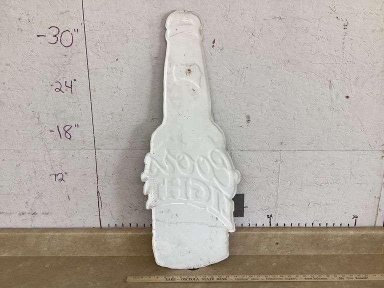 COORS LIGHT BEER BOTTLE SIGN (33" x 13.5")