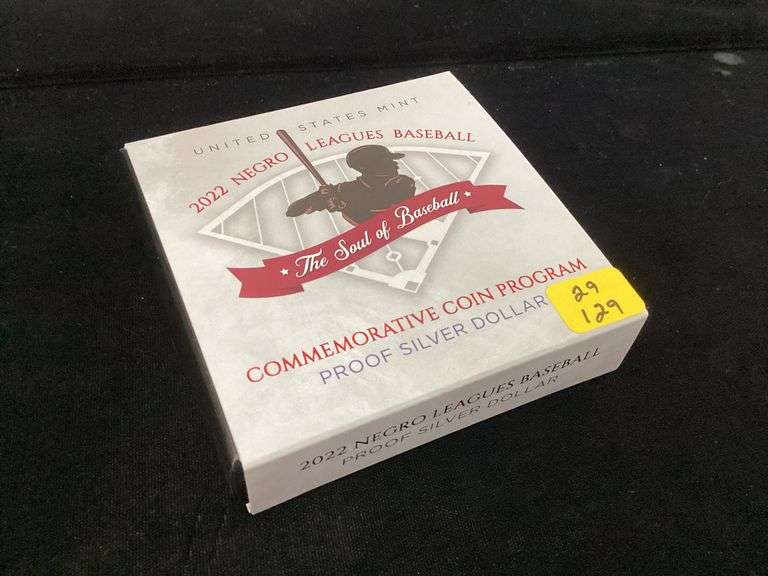 2022 NEGRO LEAGUES BASEBALL COMMEMORATIVE COIN PROGRAM PROOF SILVER DOLLAR