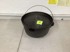 12" 3-FOOTED CAMPFIRE DUTCH OVEN KETTLE WITH LID