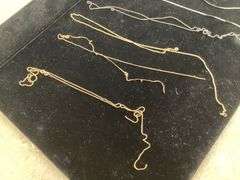 10kt & 14kt GOLD AND STERLING SILVER SCRAP CHAINS