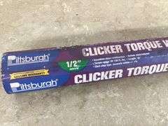 PITTSBURGH CLICKER TORQUE WRENCH 1/2" DRIVE