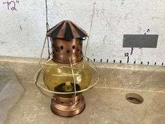 NEW BRONZE OIL LANTERN LAMP