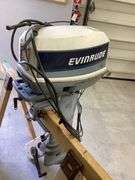 EVINRUDE 30hp LONG SHAFT BOAT MOTOR WITH CONTROLS