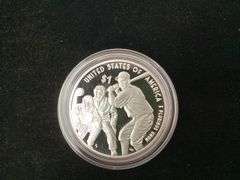 2022 NEGRO LEAGUES BASEBALL COMMEMORATIVE COIN PROGRAM PROOF SILVER DOLLAR