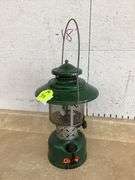 GREEN COLEMAN BIG HAT LANTERN DATED 8/1962