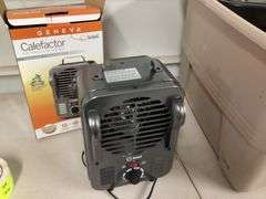 3 ELECTRIC HEATERS AND 1 PAPER SHREDDER
