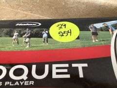NEW IN THE BOX HALEX CROQUET & MAGNETIC ROCKET TOSS GAME