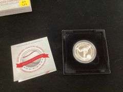2022 NEGRO LEAGUES BASEBALL COMMEMORATIVE COIN PROGRAM PROOF SILVER DOLLAR