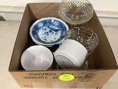CANDY DISHES AND OTHER ASSORTED GLASSWARE