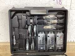 FIX-IT TOOLS SET WITH 2 BATTERIES AND CHARGER - WORKS GREAT