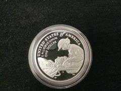2022 NATIONAL PURPLE HEART HALL OF HONOR COMMEMORATIVE COIN PROGRAM PROOF SILVER DOLLAR