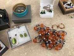 12 NECKLACE & EARRING SETS