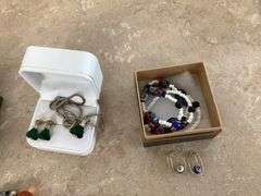 12 NECKLACE & EARRING SETS