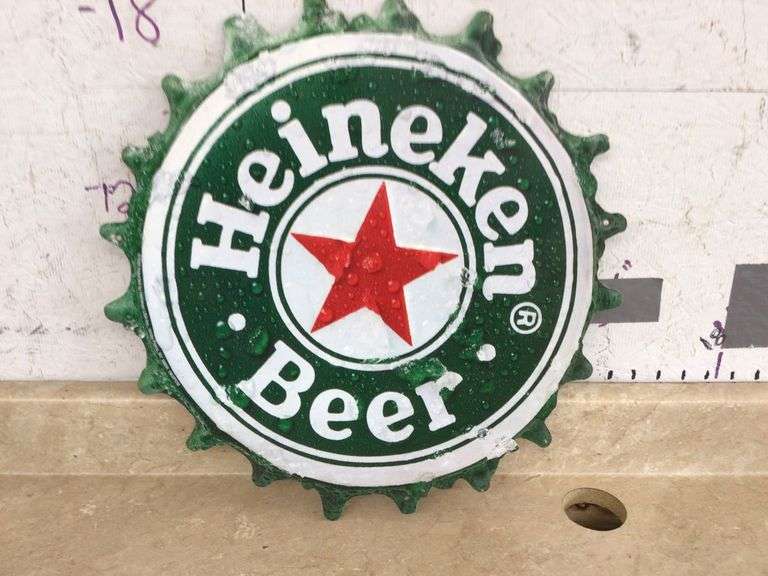 1999 HEINEKEN TIN BEER SIGN-19"