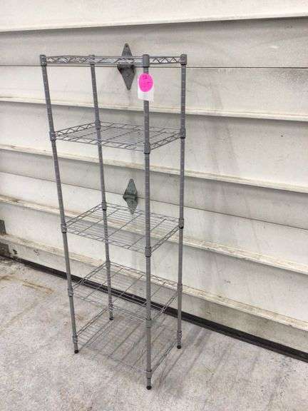 5-TIER METAL SHELVING UNIT