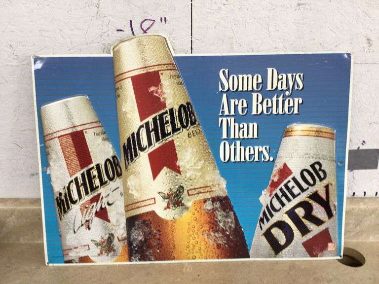 1993 MICHELOB METAL BEER SIGN