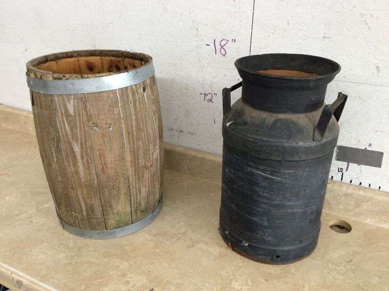 NAIL KEG AND CREAM CAN