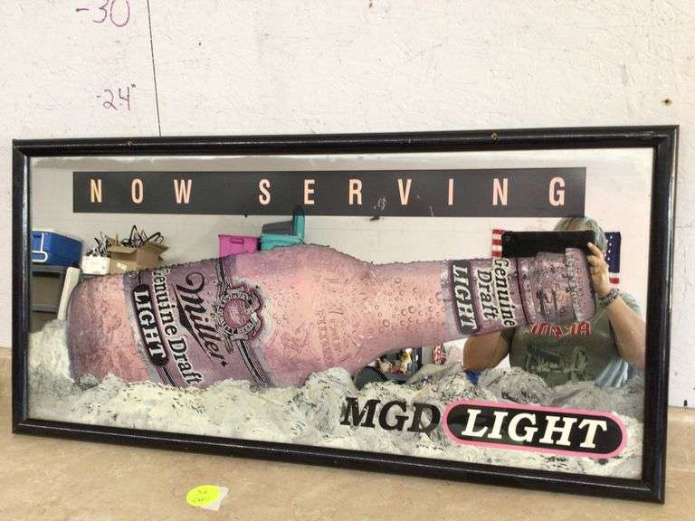 MILLER LIGHT BEER MIRROR