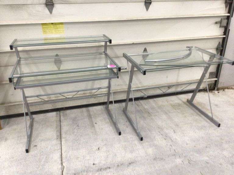 2 COMPUTER DESKS