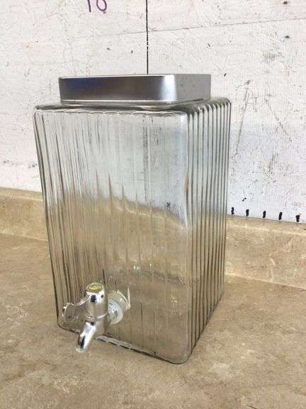 GLASS BEVERAGE DISPENSER